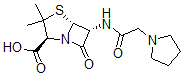 CAS 登录号：117516-80-0， (2S,5R,6R)-3,3-二甲基-7-氧代-6-[(2-吡咯烷-1-基乙酰基)氨基]-4-硫杂-1-氮杂双环[3.2.0]庚烷-2-羧酸
