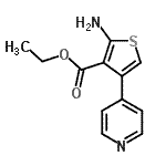 CAS#: 117516-88-8, Ethyl 2-Amino-4-(4-Pyridinyl)-3-Thiophenecarboxylate