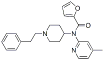 CAS 登录号：117523-45-2， N-(4-甲基吡啶-2-基)-N-[1-(2-苯基乙基)哌啶-4-基]呋喃-2-甲酰胺