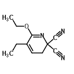 CAS 登录号：117615-75-5， 6-乙氧基-5-乙基-2,2(3H)-吡啶二甲腈