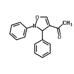 CAS#: 117644-87-8, 1-(2,3-Diphenyl-2,3-Dihydro-1,2-Oxazol-4-Yl)Ethanone