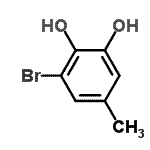 CAS#: 117654-19-0, 3-Bromo-5-Methyl-1,2-Benzenediol