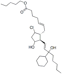 CAS#: 117708-11-9, (E)-7-[5-Chloro-2-[(E)-3-Cyclohexyl-3-Hydroxyprop-1-Enyl]-3-Hydroxycyclopentyl]Hept-5-Enoic Acid
