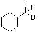 CAS 登录号：117711-60-1， 1-[溴(二氟)甲基]环己烯
