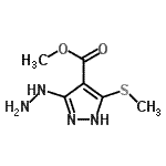 CAS#: 117736-55-7, Methyl 3-Hydrazino-5-(Methylsulfanyl)-1H-Pyrazole-4-Carboxylate