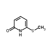 CAS 登录号：117765-18-1， 6-(甲硫基)-2(1H)-吡啶酮