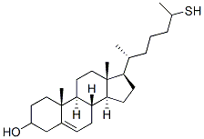 CAS#: 117768-78-2, (3S,8S,9S,10R,13R,14S,17R)-10,13-Dimethyl-17-[(2R,6R)-6-Methyl-7-Sulfanylheptan-2-Yl]-2,3,4,7,8,9,11,12,14,15,16,17-Dodecahydro-1H-Cyclopenta[a]Phenanthren-3-Ol