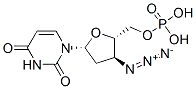 CAS#: 117783-53-6, [(2S,3S,5R)-3-Azido-5-(2,4-Dioxopyrimidin-1-Yl)Oxolan-2-Yl]Methyl Dihydrogen Phosphate