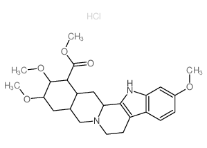 CAS#: 1178-29-6, Methyl 11,17alpha,18alpha-Trimethoxy-3beta,20alpha-Yohimban-16beta-Carboxylate Monohydrochloride