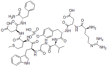 CAS 登录号：117829-67-1， 鲍尔通亨特-缩胆囊素九肽