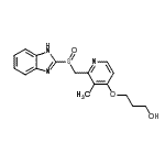 CAS 登录号：117976-94-0， 3-({2-[(1H-苯并咪唑-2-基亚磺酰)甲基]-3-甲基-4-吡啶基}氧基)-1-丙醇