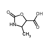 CAS#: 118125-39-6, 4-Methyl-2-Oxo-1,3-Oxazolidine-5-Carboxylic Acid