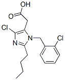 CAS 登录号：118393-93-4， 2-N-丁基-4-氯-1-(2-氯苄基)咪唑-5-乙酸