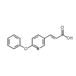 CAS#: 118420-05-6, (2E)-3-(6-Phenoxy-3-Pyridinyl)Acrylic Acid