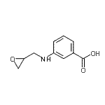 CAS#: 118427-99-9, 3-[(2-Oxiranylmethyl)Amino]Benzoic Acid
