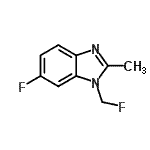 CAS#: 118469-16-2, 6-Fluoro-1-(Fluoromethyl)-2-Methyl-1H-Benzimidazole