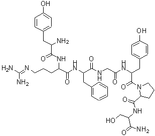 CAS 登录号：118476-87-2， 酪氨酰精氨酰苯丙氨酰甘氨酰酪氨酰脯氨酰丝氨酰胺