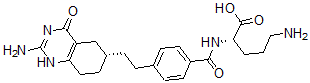 CAS#: 118537-34-1, (2S)-5-Amino-2-[[4-[2-[(6R)-2-Amino-4-Oxo-5,6,7,8-Tetrahydro-1H-Quinazolin-6-Yl]Ethyl]Benzoyl]Amino]Pentanoic Acid