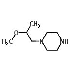 CAS#: 118560-17-1, 1-(2-Methoxypropyl)Piperazine