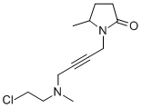 CAS#: 118630-59-4, N-(4-((2-Chloroethyl)Methylamino)-2-Butynyl)-5-Methyl-2-Pyrrolidone