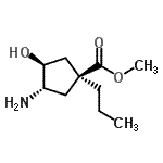 CAS#: 118755-59-2, Methyl (1S,3S,4S)-3-Amino-4-Hydroxy-1-Propylcyclopentanecarboxylate