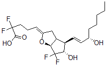 CAS 登录号：118916-24-8， 2,2,10,10-四氟-13-去氢前列环素