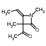 CAS#: 118987-41-0, (4E)-3-Acetyl-4-Ethylidene-1,3-Dimethyl-2-Azetidinone