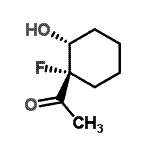 CAS#: 119030-22-7, 1-[(1S,2R)-1-Fluoro-2-Hydroxycyclohexyl]Ethanone
