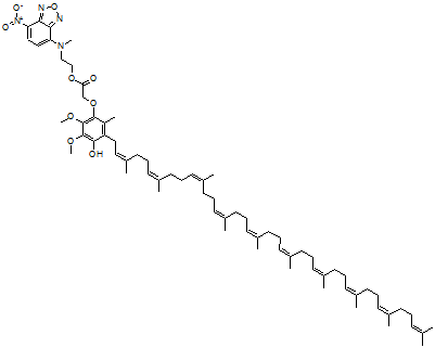 CAS#: 119110-36-0, 4-(N-(Acetoxyethyl)-N-Methylamino)-7-Nitro-2,1,3-Benzoxadiazole Ubiquinone