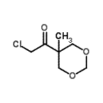 CAS 登录号：119185-91-0， 2-氯-1-(5-甲基-1,3-二恶烷-5-基)乙酮