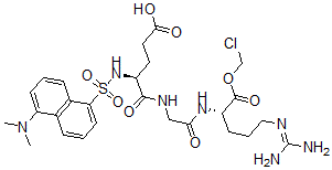 CAS 登录号：119206-61-0， 丹磺酰谷氨酰-甘氨酰-精氨酰氯甲基酯
