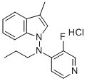 CAS#: 119229-65-1, N-(3-Fluoropyridin-4-yl)-3-methyl-N-propyl-indol-1-amine