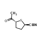 CAS#: 119292-53-4, (2R,5R)-5-Acetyltetrahydro-2-Thiophenecarbonitrile