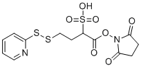 CAS 登录号：1193111-39-5， 1-(2,5-二氧代吡咯烷-1-基氧基)-1-氧代-4-(吡啶-2-基二硫基)丁烷-2-磺酸