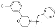 CAS 登录号：119491-62-2， 2-(3-氯苯基)-4-(1,1-二甲基-2-苯基乙基)-吗啉