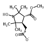 CAS#: 119580-75-5, trans-3-Methoxycarbonyl-2,2,5,5-Tetramethyl-4-Nitromethyl-Pyrrolidin-1-Oxyl