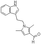 CAS#: 119636-71-4, 1-[2-(1H-Indol-3-Yl)Ethyl]-2,5-Dimethyl-1H-Pyrrole-3-Carbaldehyde