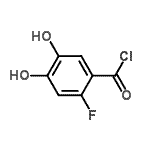 CAS 登录号：119735-23-8， 2-氟-4,5-二羟基苯甲酰氯化物