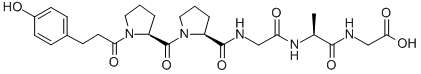 CAS#: 119798-87-7, N-3-(4-Hydroxyphenyl)Propionyl-Prolyl-Prolyl-Glycyl-Alanyl-Glycine