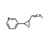 CAS 登录号：119875-67-1， 3-(3-乙烯基-2-环氧乙烷基)吡啶