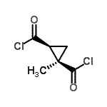 CAS#: 119908-67-7, (1R,2S)-1-Methyl-1,2-Cyclopropanedicarbonyl Dichloride
