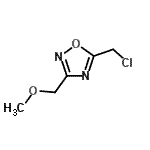 CAS 登录号：120003-15-8， 5-(氯甲基)-3-(甲氧基甲基)-1,2,4-恶二唑