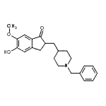 CAS#: 120013-57-2, 2-[(1-Benzyl-4-Piperidinyl)Methyl]-5-Hydroxy-6-Methoxy-1-Indanone