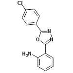 CAS#: 120107-40-6, 2-[5-(4-Chlorophenyl)-1,3,4-Oxadiazol-2-Yl]Aniline