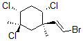 CAS 登录号：120163-22-6， (1S,2S,4R,5R)-1-[(E)-2-溴乙烯基]-2,4,5-三氯-1,5-二甲基环己烷