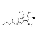 CAS#: 120164-71-8, Ethyl (6-Hydroxy-4,5,7-Trimethyl-1,3-Benzothiazol-2-Yl)Carbamate