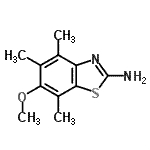 CAS#: 120165-52-8, 6-Methoxy-4,5,7-Trimethyl-1,3-Benzothiazol-2-Amine