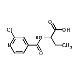 CAS#: 120271-27-4, 2-[(2-Chloroisonicotinoyl)Amino]Butanoic Acid