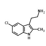 CAS#: 1203-95-8, 2-(5-Chloro-2-Methyl-1H-Indol-3-Yl)Ethanamine