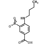 CAS 登录号：120321-65-5， 4-(丁基氨基)-3-硝基苯甲酸